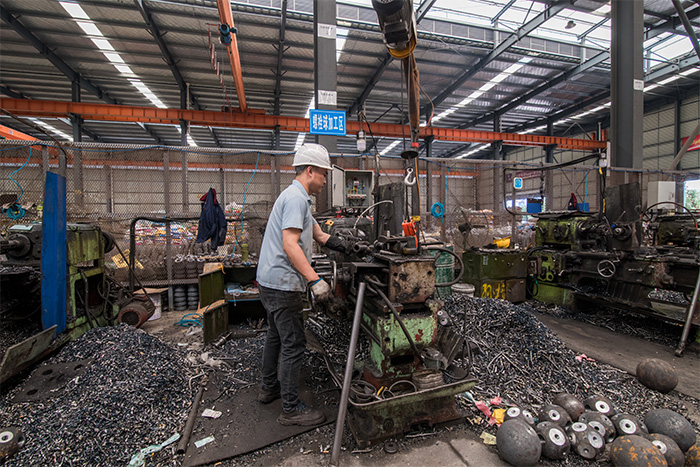 辽宁网架配件-螺栓球加工车间